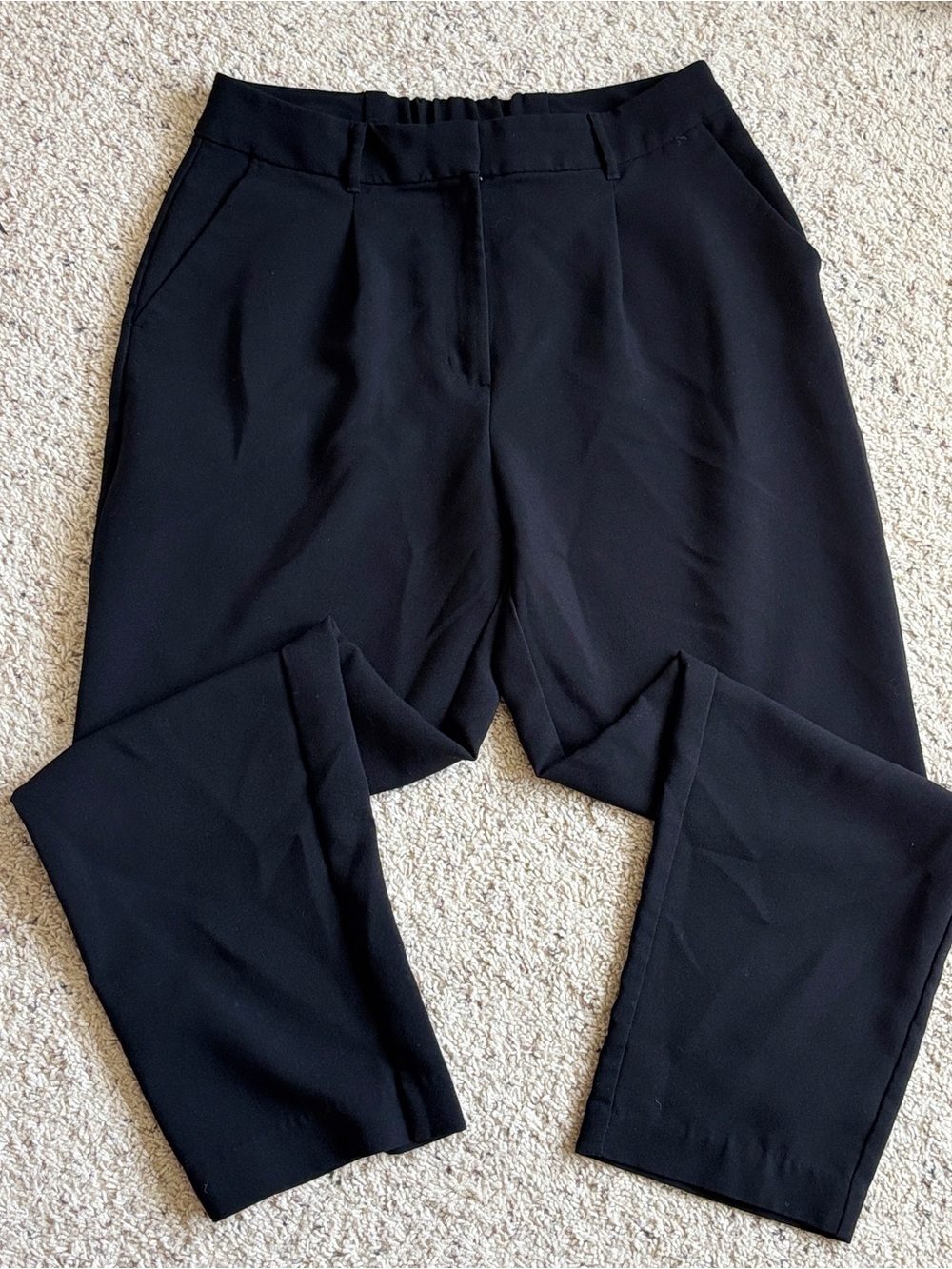 Old Navy Black Extra High Rise Taylor Straight Trouser women’s L